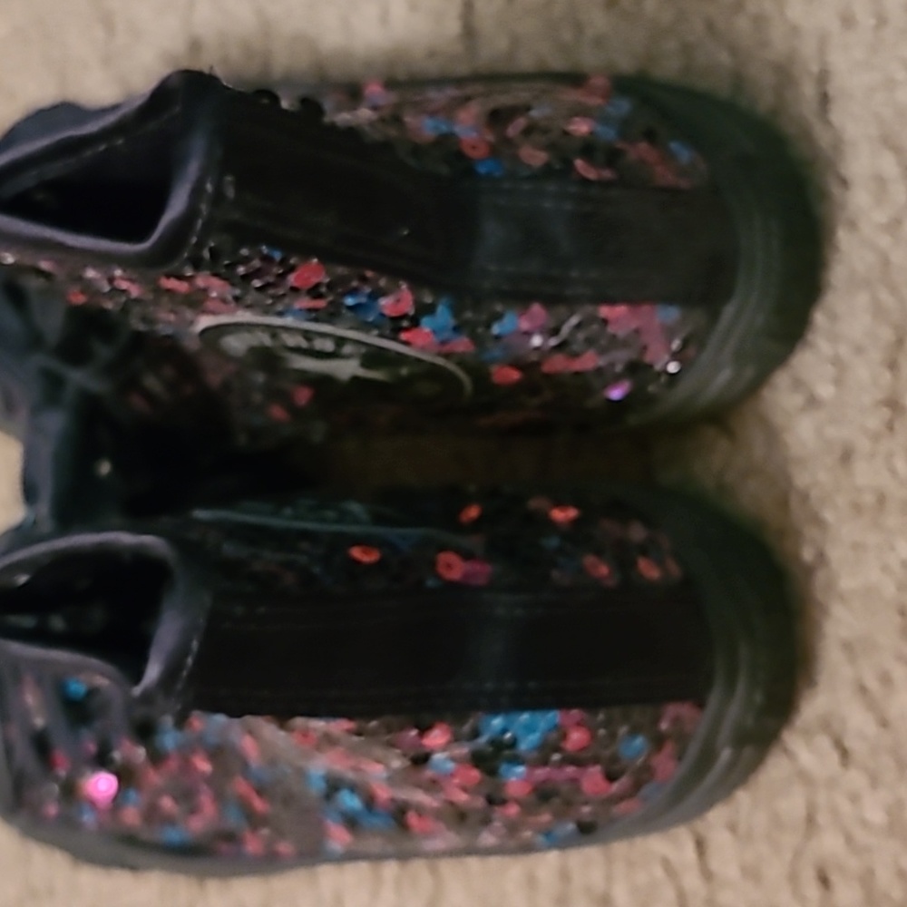 Multiple Color Sequins Converse - image 4